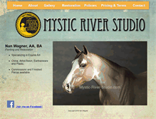 Tablet Screenshot of mystic-river-studio.com